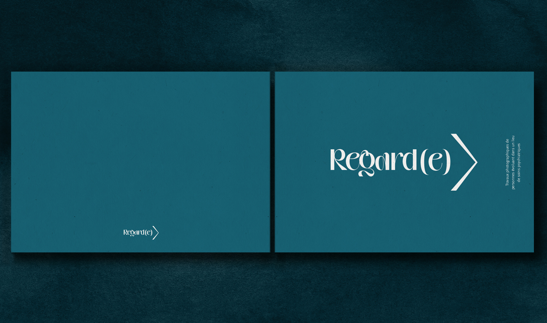 Regard(e) - Mise en page du livre de photos de patients atteints de troubles psychotiques