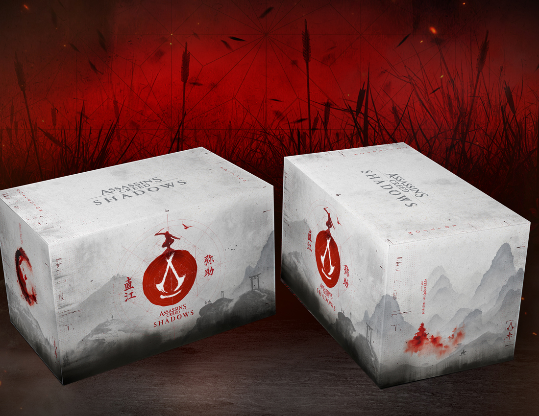 Boite collector (non retenue) pour le jeu Assassin's Creed Shadows