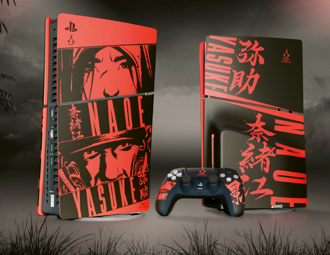 Custom console (non retenu) pour le jeu Assassin's Creed Shadows