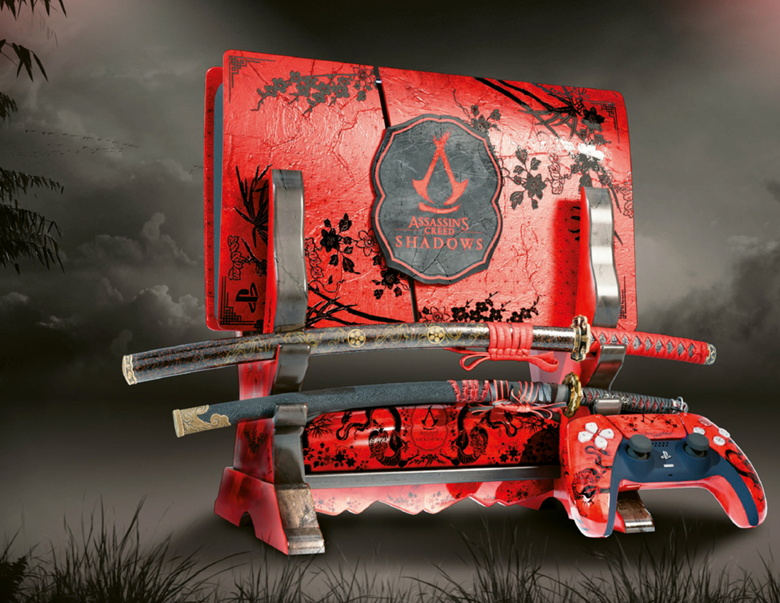 Custom console (non retenu) pour le jeu Assassin's Creed Shadows