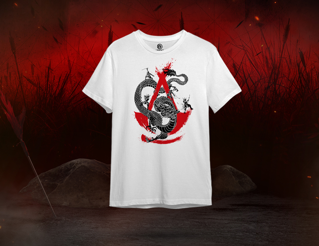 Tee-shirt (non retenu) pour le jeu Assassin's Creed Shadows