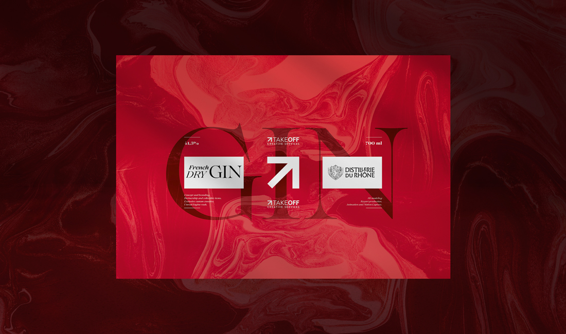 Visuel principal du coffret Gin pour TakeOff