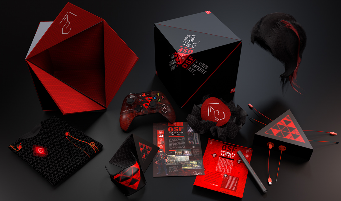 Kit Influenceur pour la promotion du jeu Scarlet Nexus édité par Bandai Namco Entertainment