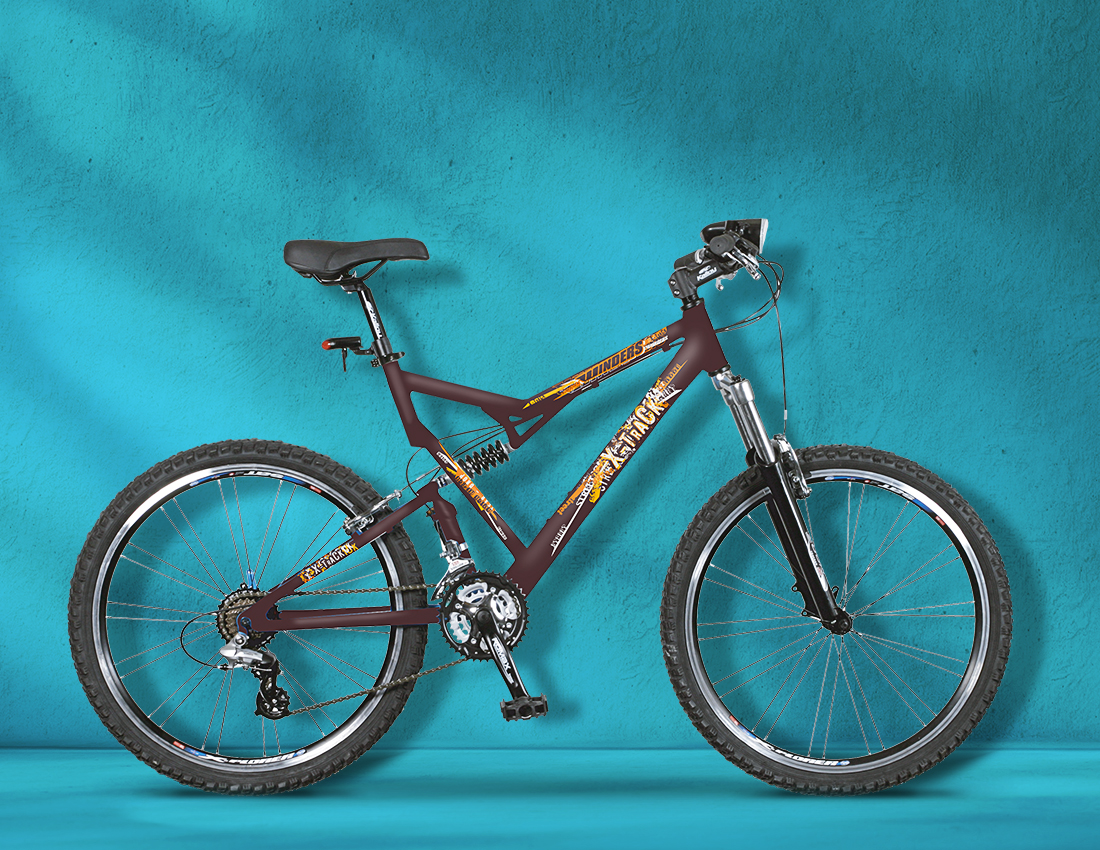 Design graphique des vélos Nakamura pour Intersport