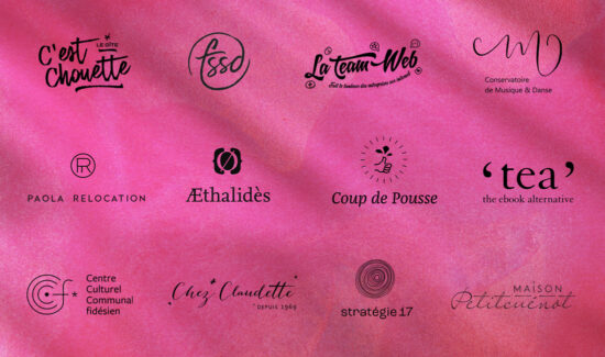 Conception et créations de logos pour différentes marques