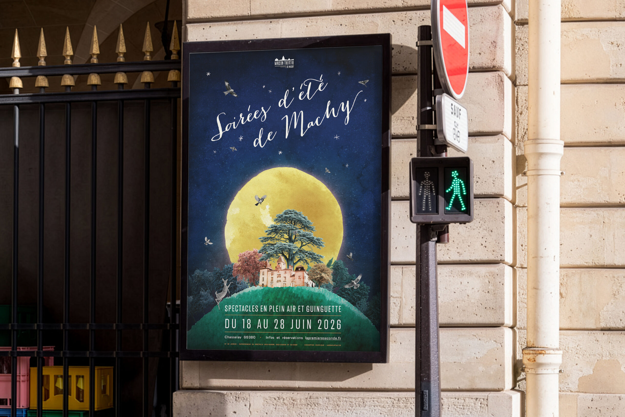 design graphique des soirées d'été de la Maison Théâtre de Machy